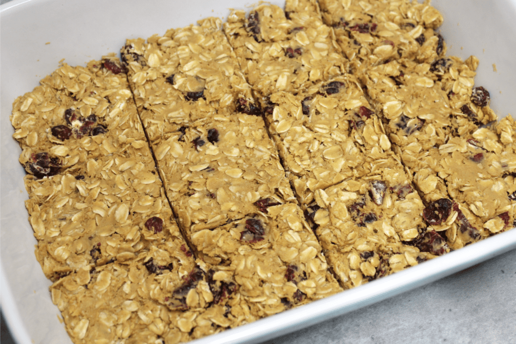 Peanut Butter Oat Bars do as you peas