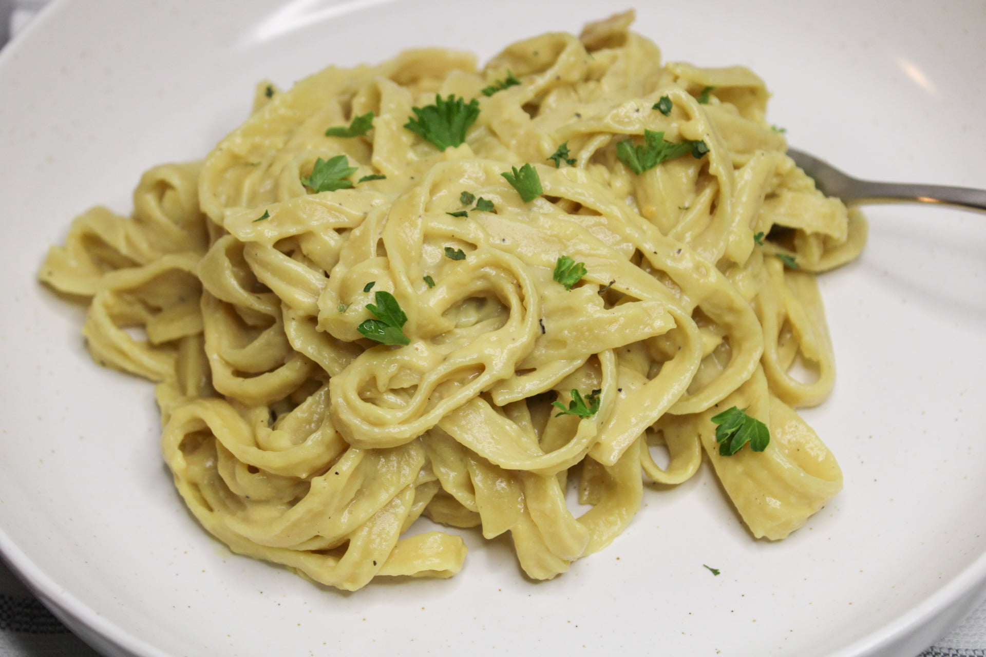 Vegan Fettuccine Alfredo