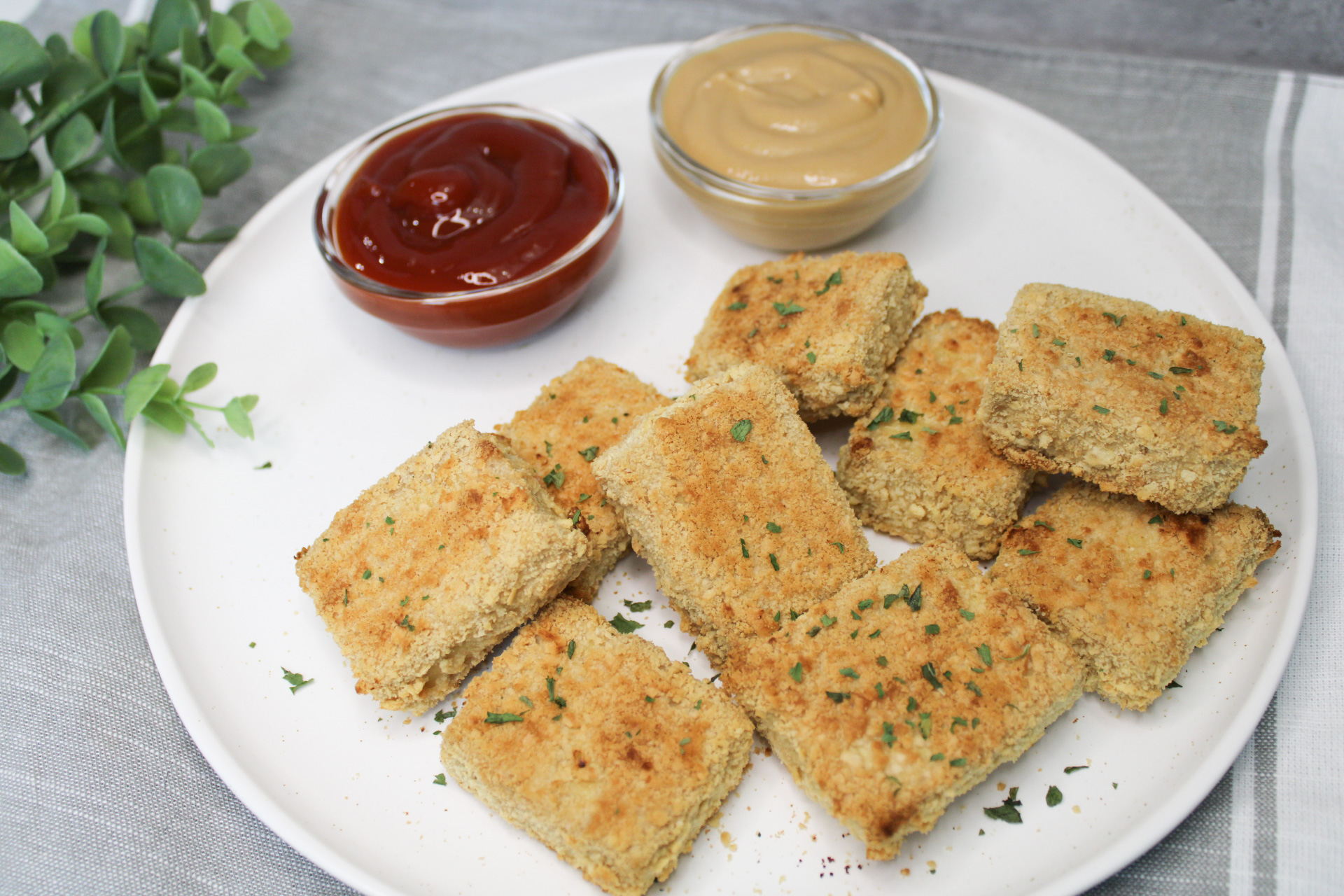 Baked Tofu Nuggets