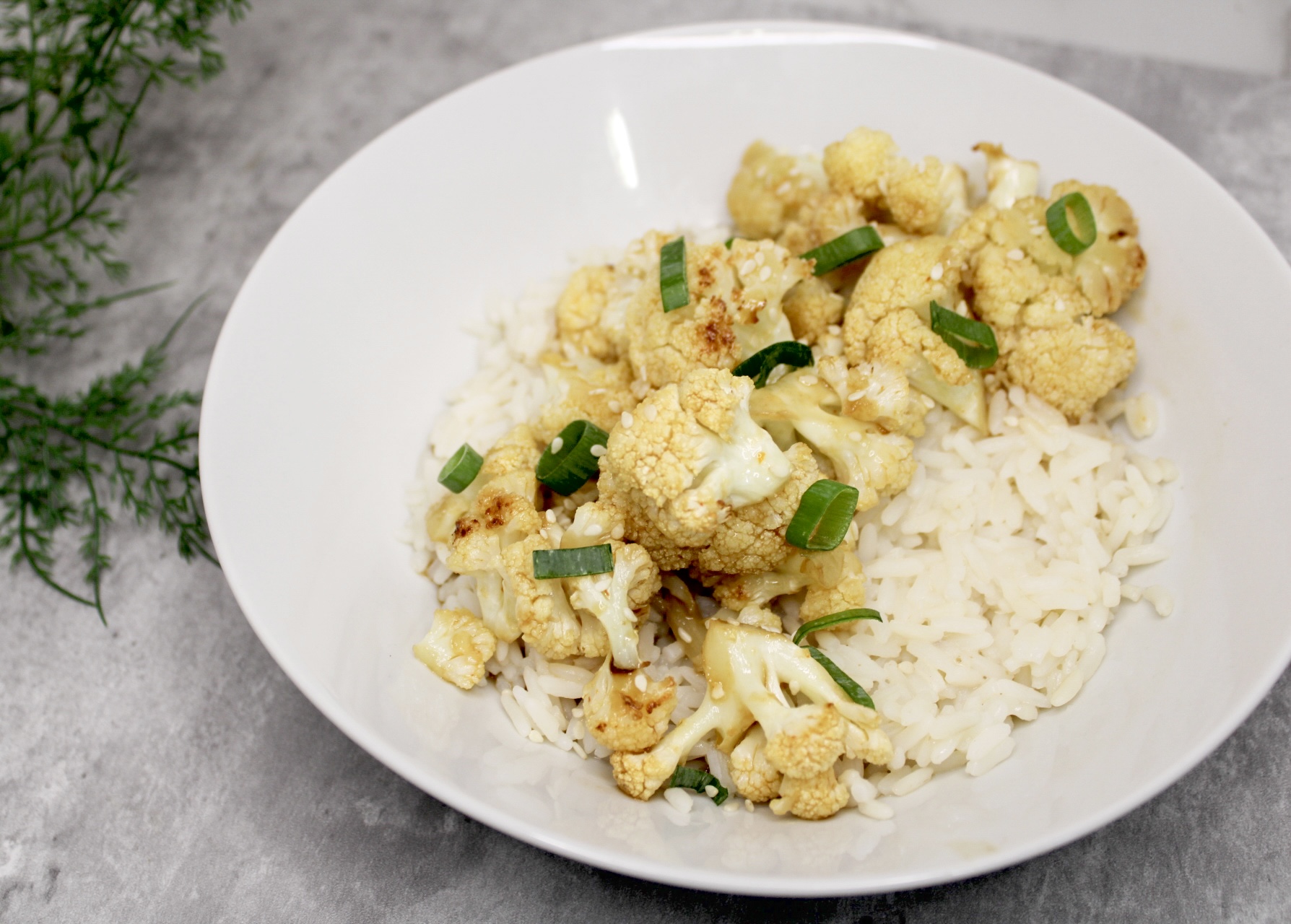 Sweet & Spicy Cauliflower