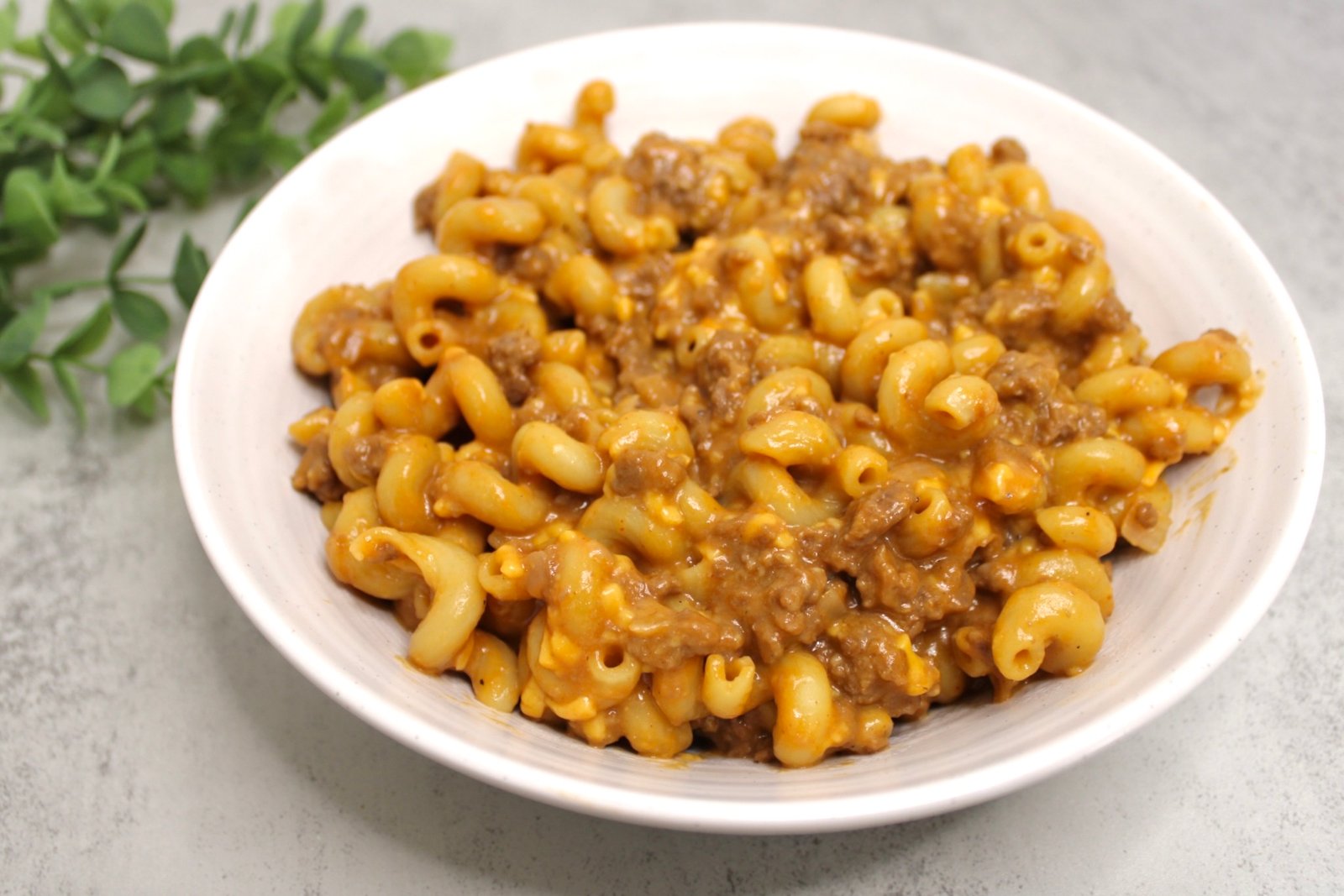 Vegan Cheesy Hamburger Helper